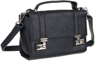

Peaubella Women Casual Black Leatherette Sling Bag