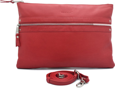 

Cecille Women Casual Red Genuine Leather Sling Bag