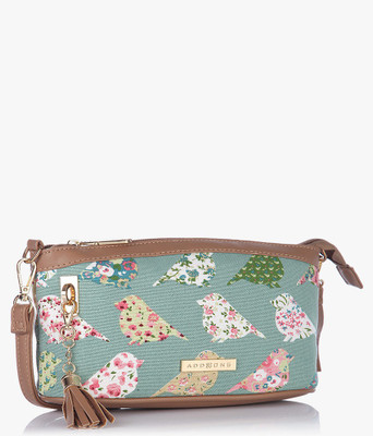 

Addons Women Green PU Sling Bag