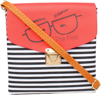 

Karry Onn Women Red Rexine Sling Bag