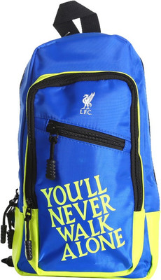 

Liverpool FC Men & Women Casual Blue Polyester Sling Bag