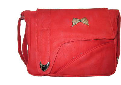 

Raju purse collection Women Casual Pink PU Sling Bag