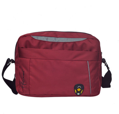 

Hawai Men Casual Maroon Polyester Sling Bag