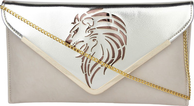 

Alvaro Castagnino Women Evening/Party Beige PU Sling Bag