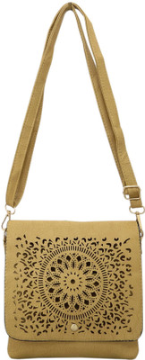 

Heels & Handles Women Casual Brown PU Sling Bag