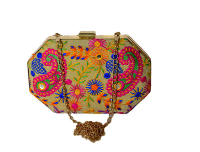

5elementz Girls Evening/Party Multicolor Metal Sling Bag