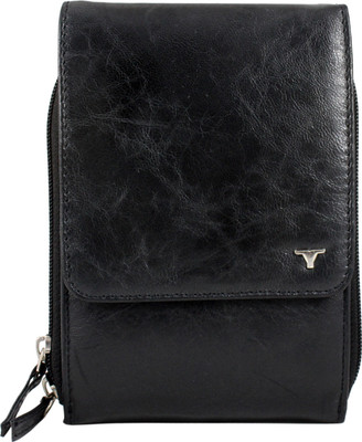 

Bulchee Women Casual Black Genuine Leather Sling Bag