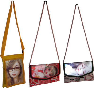 

Barsha Girls Casual Multicolor Polyester Sling Bag