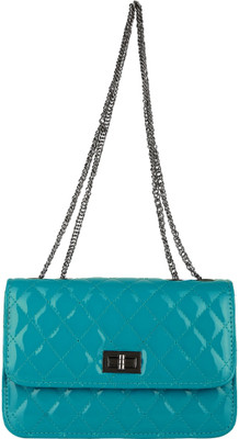 

Be Gracious Girls Casual Blue Leatherette Sling Bag