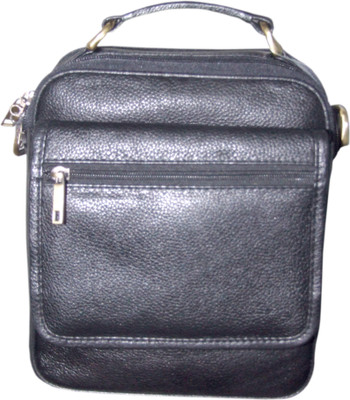 

Armaan Leather Men Formal Black Genuine Leather Sling Bag