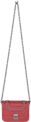 

The Bag Zone Women Evening/Party Red PU Sling Bag