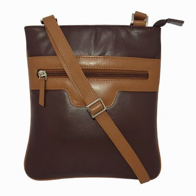 

Chimera Leather Women Casual Brown Genuine Leather Sling Bag