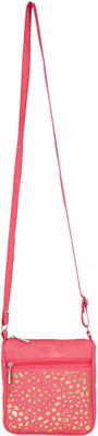 

Starz Women Casual Pink PU Sling Bag
