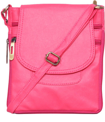 

Notbad Girls Casual Pink PU Sling Bag