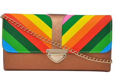 

Hawai Women Evening/Party Multicolor PU Sling Bag