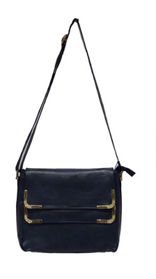 

Moochies Women Casual Blue Leatherette Sling Bag