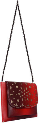 

MOOI-ZAK Women Evening/Party Red PU Sling Bag