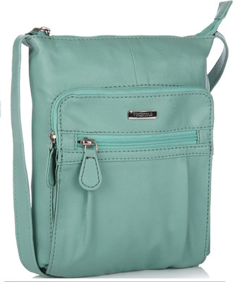 

Peperone Women Casual Green PU Sling Bag