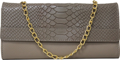 

La Roma Women Evening/Party Beige Genuine Leather Sling Bag