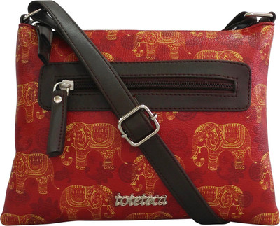 

Toteteca Women Casual Multicolor PU Sling Bag