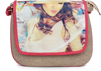

Star Style Women Casual Multicolor Canvas Sling Bag