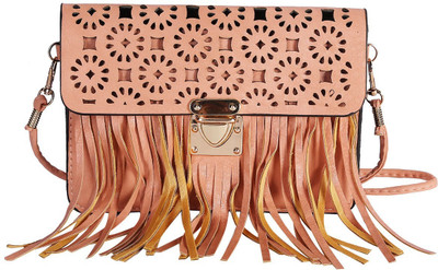 

Hawai Women Casual Khaki PU Sling Bag