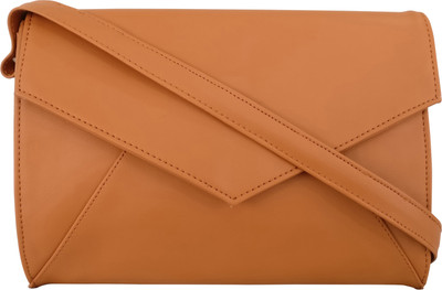 

Toteteca Women Formal Tan PU Sling Bag