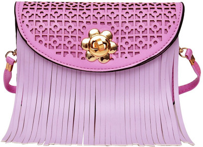 

Hawai Women Casual Purple PU Sling Bag