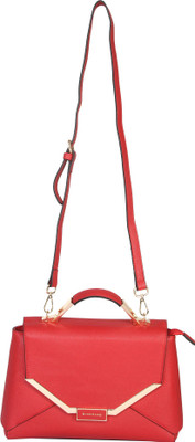 

Giordano Women Casual Red Genuine Leather Sling Bag