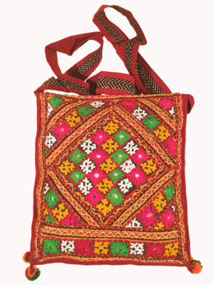 

Minky's Decor Women Casual Multicolor Cotton Sling Bag