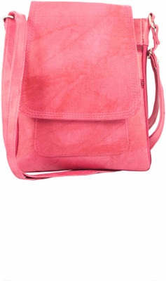 

Raju purse collection Girls Casual Pink PU Sling Bag