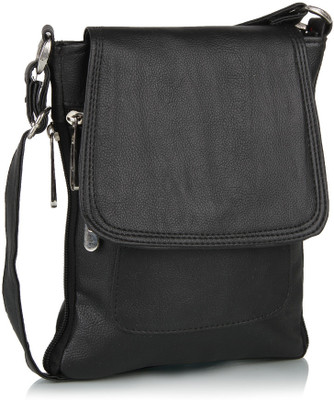 Alessia Women Casual Black PU Sling Bag
