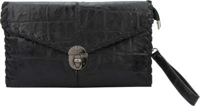 

The Peacock Craft Women Casual Black Leatherette Sling Bag