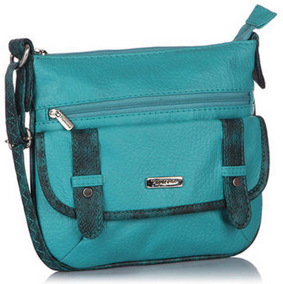 

Peperone Women Casual Blue PU Sling Bag