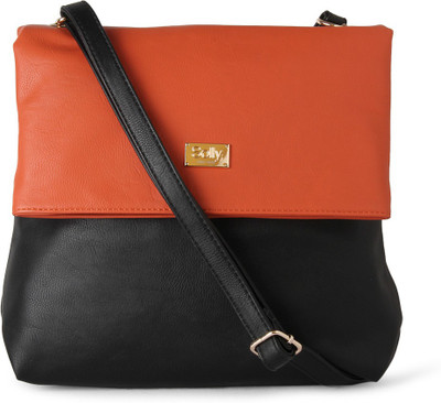 

Allen Solly Women Black Leatherette Sling Bag
