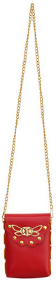 

MOOI-ZAK Girls Evening/Party Red PU Sling Bag