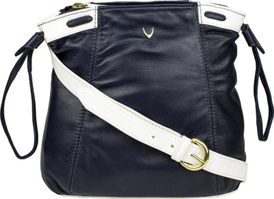 

Hidesign Women Formal Blue Genuine Leather Sling Bag