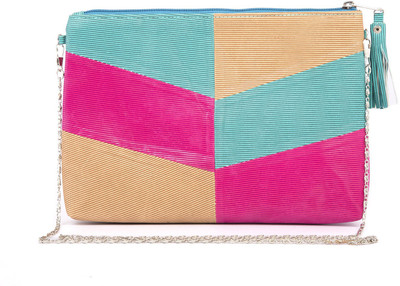 

Rysha Women Evening/Party Multicolor PU Sling Bag
