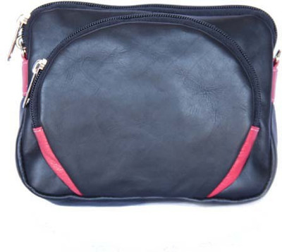 Matrix Women Casual Black Genuine Leather Sling Bag Matrix Women Casual Black Genuine Leather Sling Bag