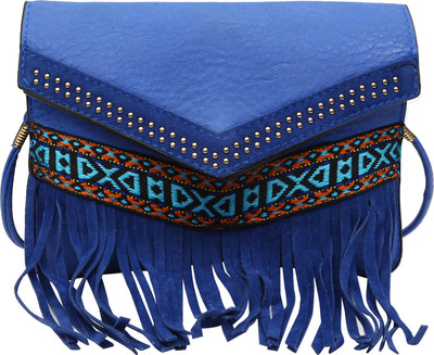 

Hawai Women Casual Blue PU Sling Bag