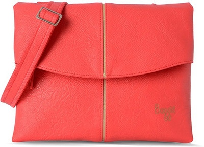 

Baggit Women Casual Pink Rexine Sling Bag