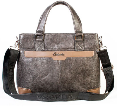 

Esbeda Men Formal Grey PU Sling Bag