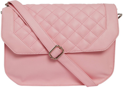 

Peacock Women Casual Pink PU Sling Bag
