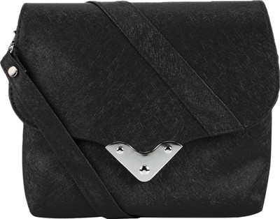

Admarich Women Casual Black PU Sling Bag