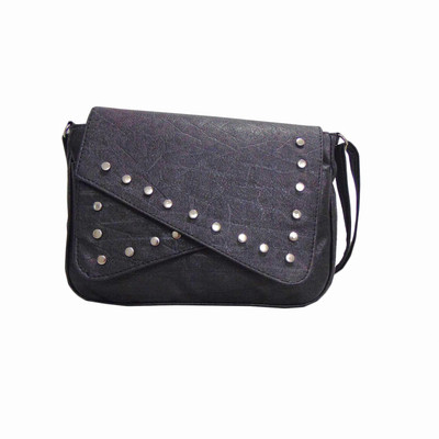 

Estoss Women Casual Black PU Sling Bag