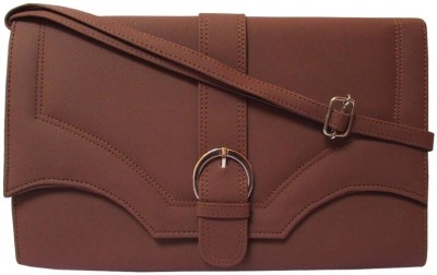 

MTE Women Casual Brown PU Sling Bag