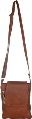 

Utsukushii Girls Casual Tan PU Sling Bag