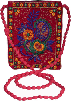 

Vedic Deals Girls Evening/Party Pink Canvas Sling Bag