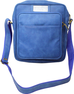 

Nappastore Men & Women Casual Blue Leatherette Sling Bag