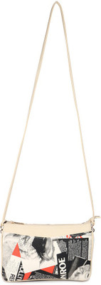

Cappuccino Women Casual Beige Nylon Sling Bag